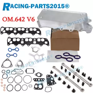 Juego de juntas juego de juntas para reparación de enfriador de aceite para Mercedes OM642 V6 CDI W164 W204 - Imagen 1 de 8