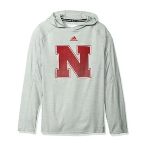 NEW Adidas NCAA Official Nebraska Cornhuskers Long Sleeve Sideline Hoodie - Picture 1 of 2