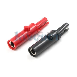 5pcs 4mm Insulated Alligator Clip Socket Connection Crocodile Clip CL4210 - Picture 1 of 4