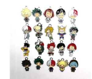 50Pcs Anime My Hero Academia Boku No Hero Charm  Pendants DIY Jewelry Makings - Picture 1 of 1