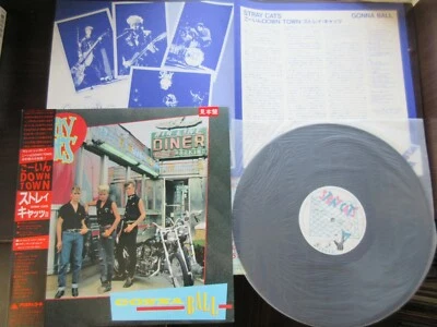 Stray Cats Gonna Ball Japan Promo Vinyl LP w OBI Promo Sticker Brian Setzer 143 - Image 1 of 4