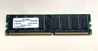 Infineon HYS64D64320GU-6-B SDRAM 64Mx64 DIMM Memory for PC - Image 1 of 2