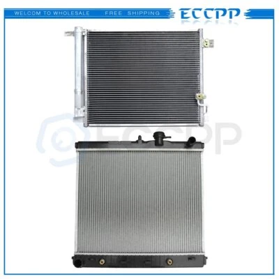 Aluminum Radiator & AC Condenser Cooling Kit For 09-2012 Chevrolet Colorado 5.3L - Image 1 of 4