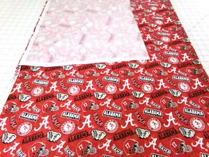 University of Alabama Fabric BAMA. Sykel Patt AL-1178. Approx. 54x44. F25-229 - Picture 1 of 6