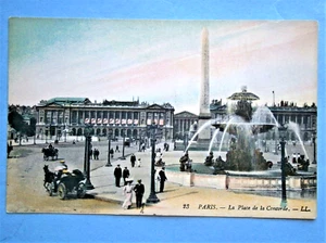 187. Postcard of Paris France "Le Place de la Concorde" from early 1900's - Picture 1 of 2