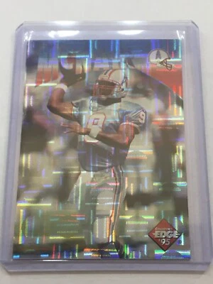Steve McNair 1995 Collectors Edge Instant Replay Prisms Rookie #43 Houston Oiler - Image 1 of 2