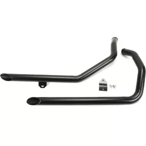 Escape de corte de barra de tubo de arrastre negro de 1 3/4" para 86-03 Harley Sportster XL 90032 - Imagen 1 de 2