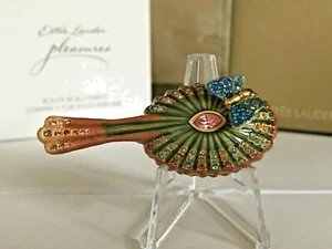 ESTEE LAUDER JAY STRONGWATER PERFUME COMPACT BOUDOIR BUTTERFLY MIBB PLEASURES - Picture 1 of 12