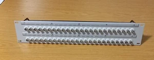 BNC Patch Panel 19" 2U 2x24 Port - Picture 1 of 2