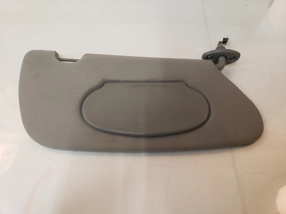 2004 PT Cruiser RH Passenger Visor Gray with Mirror & Light - Image 1 of 4