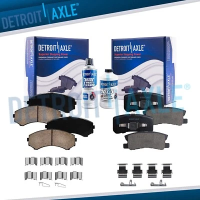 Front and Rear Ceramic Brake Pads Kit for Mitsubishi Endeavor Grandis Montero — 第 1/4 张图片
