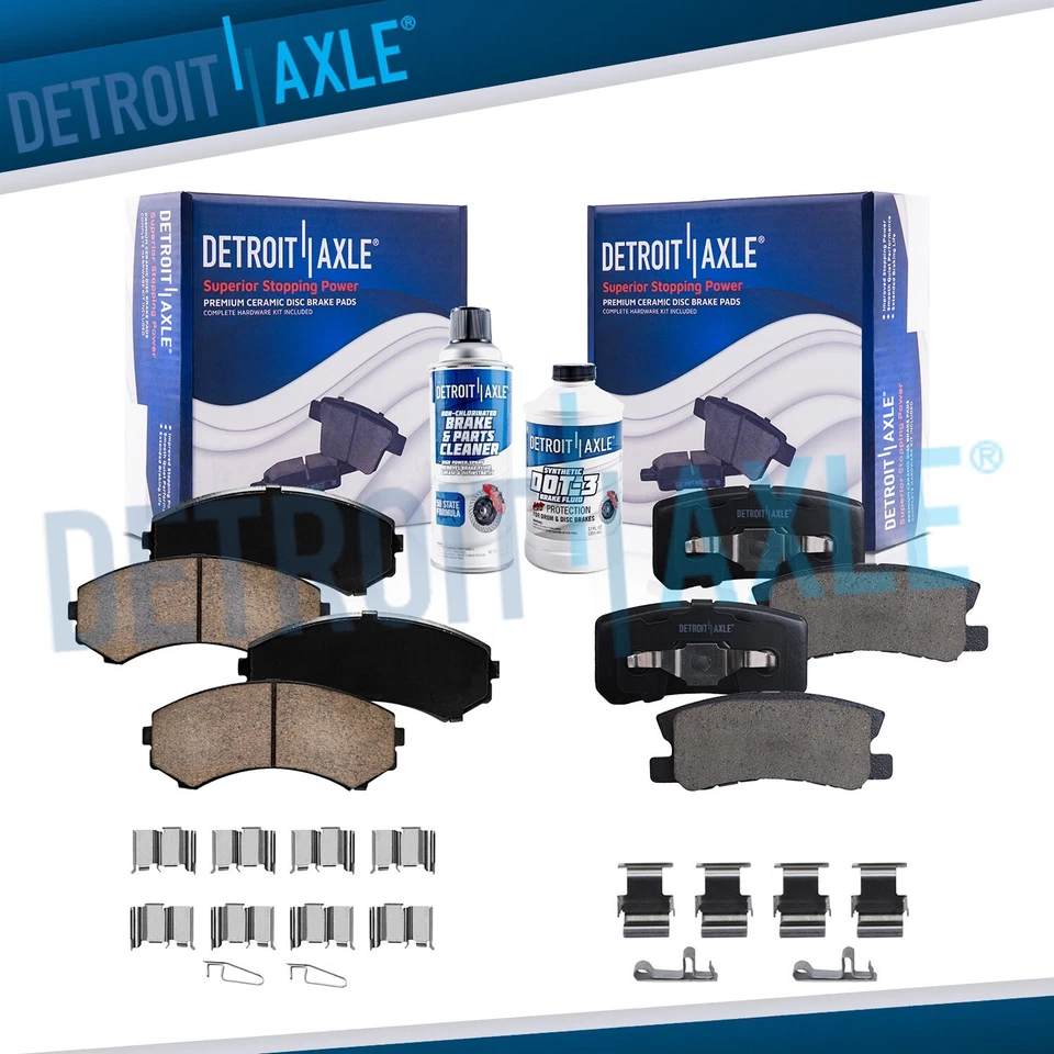 Kit Pastillas Freno Cerámicas Delanteras y Traseras para Mitsubishi Endeavor Grandis Montero Foto 1 de 4