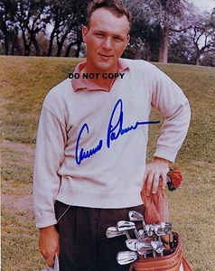 ARNOLD PALMER 8X10 AUTHENTIC IN PERSON SIGNED AUTOGRAMM NACHDRUCK FOTO RP  - Bild 1 von 1