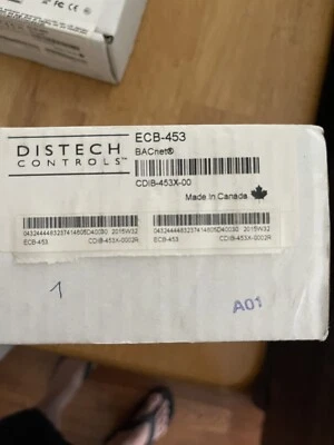 Controlador Bacnet Distech Controls ECB-453 con pantalla LCD nuevo y sin abrir Foto 1 de 3