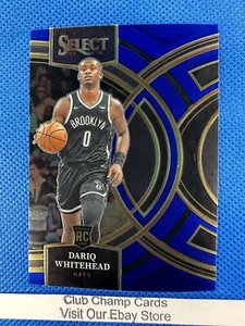 2023-24 #125 Dariq Whitehead Panini Select Premier Blue Nets radiocontrol - Imagen 1 de 2