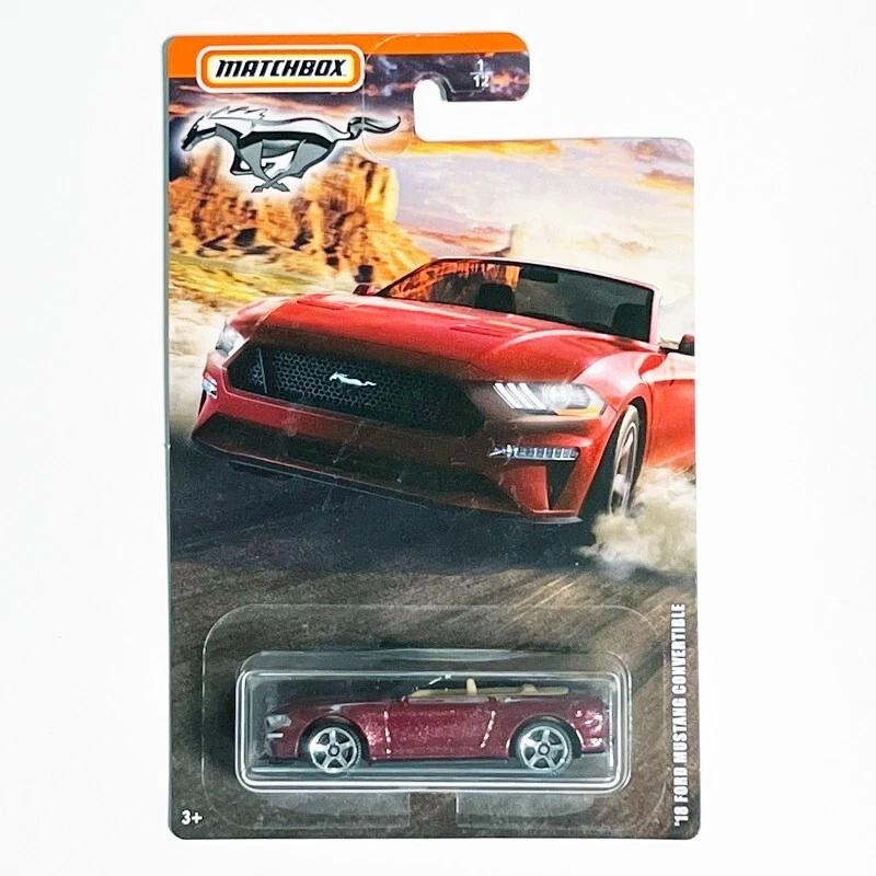 Mattel Matchbox 2020 Mustang Series #1 18 Ford Mustang Convertible (Red) *New* - Image 1 of 1
