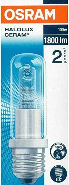 Osram Halolux Ceram Lampe Halogène 100W E27 929 DIM 64401 EEK: G