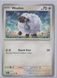 Pokémon 2024 STELLAR CROWN WOOLOO 124/142 MINT Never Played - Picture 1 of 1