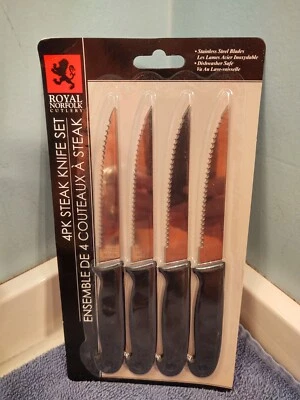 NUEVO Juego de 4 cuchillos para carne Royal Norfolk Cutlery Foto 1 de 2