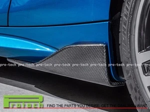 Performanc Carbon Fiber Extension Side Skirts Lip For 2016+ F87 M2 Model Only - Foto 1 di 4