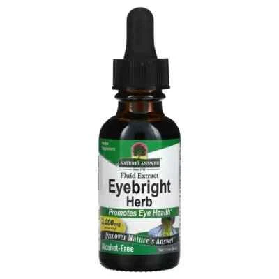 Nature's Answer Eyebright Herb Promotes Eye Health 30ml Herbal Liquid