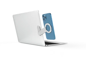 Adjustable Laptop, monitor magnetic expansion bracket cell phone holder aluminum - Picture 1 of 11