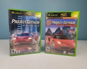 Lot of 2: Project Gotham Racing 1 & 2 (Microsoft XBOX) Complete CIB Game Bundle - Picture 1 of 10