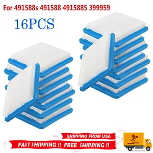 Air Filter Lawn Mower Filters for Briggs Stratton 491588 491588s 399959 20332 US - Picture 1 of 6