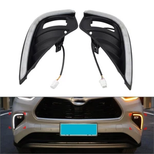 Dual Daytime Running Lights Turn Signal Fog Lamp For Toyota Highlander 2020-2023 - Imagen 1 de 16