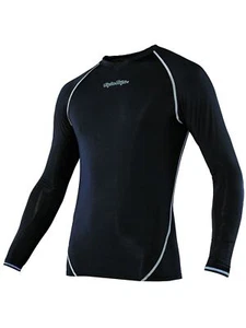Troy Lee Designs Black Ace Long Sleeved Baselayer Top - S - Picture 1 of 1