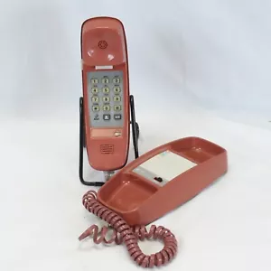 Telefono ATT Trimline 200 malva pulsante fisso scrivania telefono da parete 1988 - Foto 1 di 8
