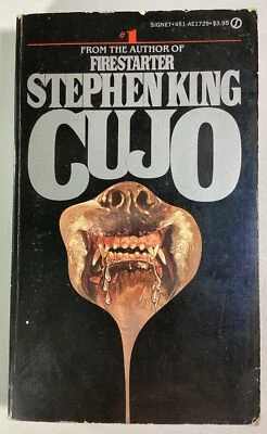 Stephen King CUJO 1982 1st Edition Paperback Signet AE1729 - Imagem 1 de 4