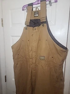 CE SCHMIDT - Yourh Insulated Canvas Overalls TB415BD - Size 2X LT Chest 52/54 - Picture 1 of 7