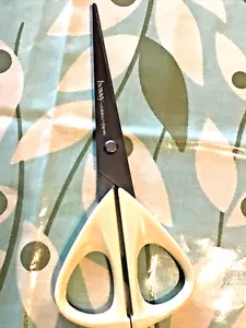 Vintage bonny Stainless Scissors Sewing Cutting Made In Japan Acrylic Handle - Picture 1 of 6