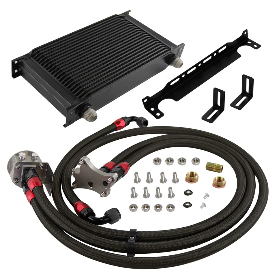KIT ENFRIADOR DE ACEITE 22 FILAS PARA NISSAN Silvia S13 S14 S15 180SX 200SX 240SX SR20DET BK Foto 1 de 4