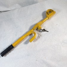 Steering Wheel Crook Lock Universal Two Keys Good Working Order
