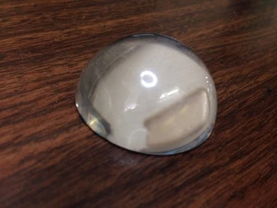 1.125" Clear Solid Acrylic Half-sphere 2 pack For Craft use  - Image 1 of 4