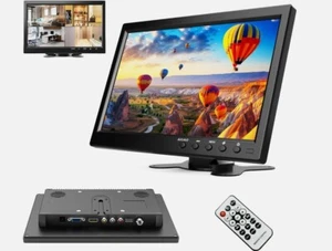 10.1 HD Monitor/Mini TV & Car Video Player/Display Screen VGA/HDMI/AV/USB/BNC - Picture 1 of 9