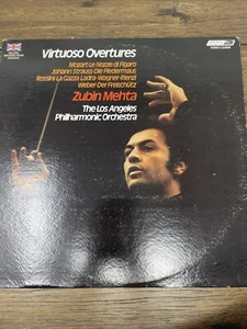 VINYL RECORD ALBUM VIRTUOSO OVERTURES MEHTA LOS ANGELES LONDON CS6858 EX - Picture 1 of 5