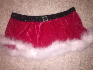 Fredericks Of Hollywood Santa Skirt Medium Euc - Picture 1 of 3