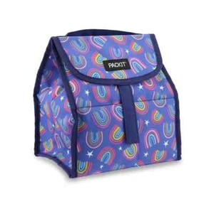 PackIt Bolsa de Almuerzo Congelable Arco Iris Escuela Reutilizable Edición Limitada Cosmo - Imagen 1 de 2