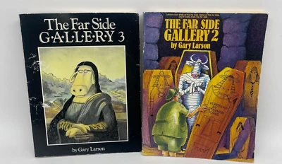 The Far Side Gallery 2 & 3 Paperback books Gary Larson Comic Humour - image 1 of 4