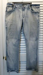 Jordan Craig Legacy Edition Aron Blue Distressed Denim Jeans Men's Size 40X32 - Picture 1 of 9