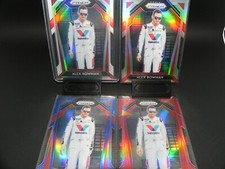 2020 Prizm Racing WHITE Base /5 + Parallels Red & Blue Alex Bowman