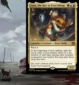 Loot, the Key to Everything Commander Deck Land Destruction MTG Ready-to-Play - Picture 1 of 12