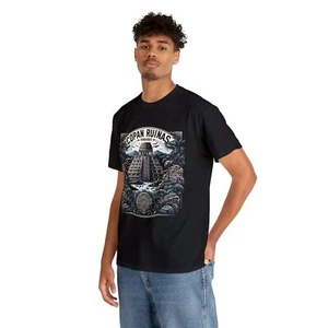 Copan Ruinas Honduras Men's Cotton T-Shirt - Picture 1 of 7