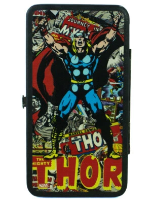 The Mighty Thor Hard Case Bifold Wallet Retro Marvel Comics Silver Age New - Image 1 of 4