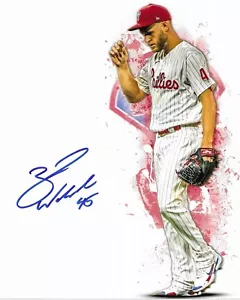 ZACK WHEELER Autographed Signed 8x10 Baseball Photo Philadelphia Phillies COA - Picture 1 of 1