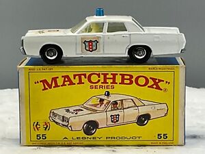 Matchbox #55 D,Mercury Police Car,1968,n,MINT boxed all orig,N.O.S