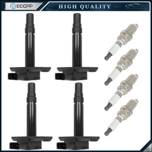 ECCPP 4 For 1.8L L4 Audi A4 TT Beetle Golf Jetta Passat Ignition Coil Spark Plug - Picture 1 of 11